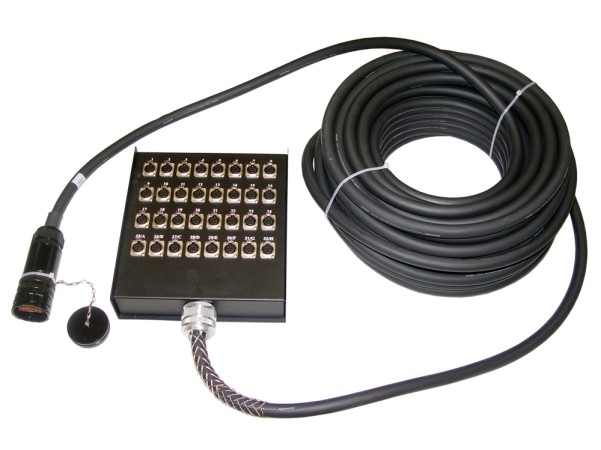 100 Pin Male to XLR Stage Box, 32 Channels of Audio