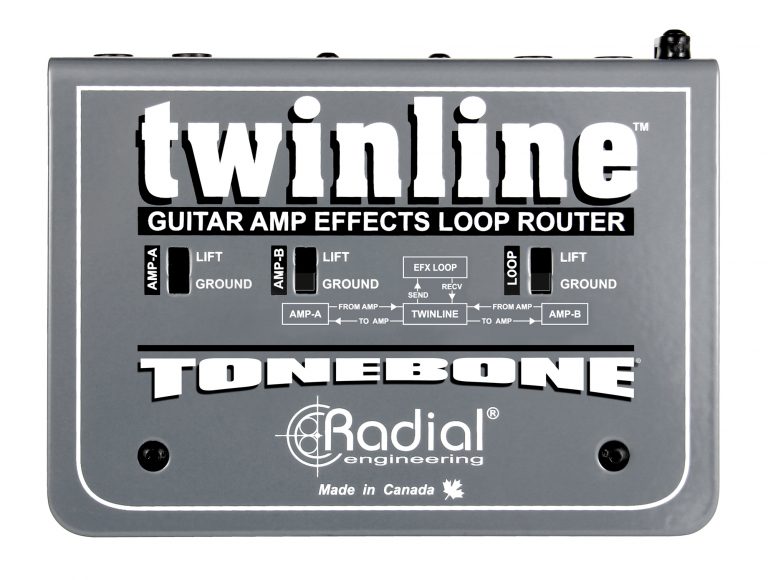 Radial Twinline Effects Loop Switcher Top View