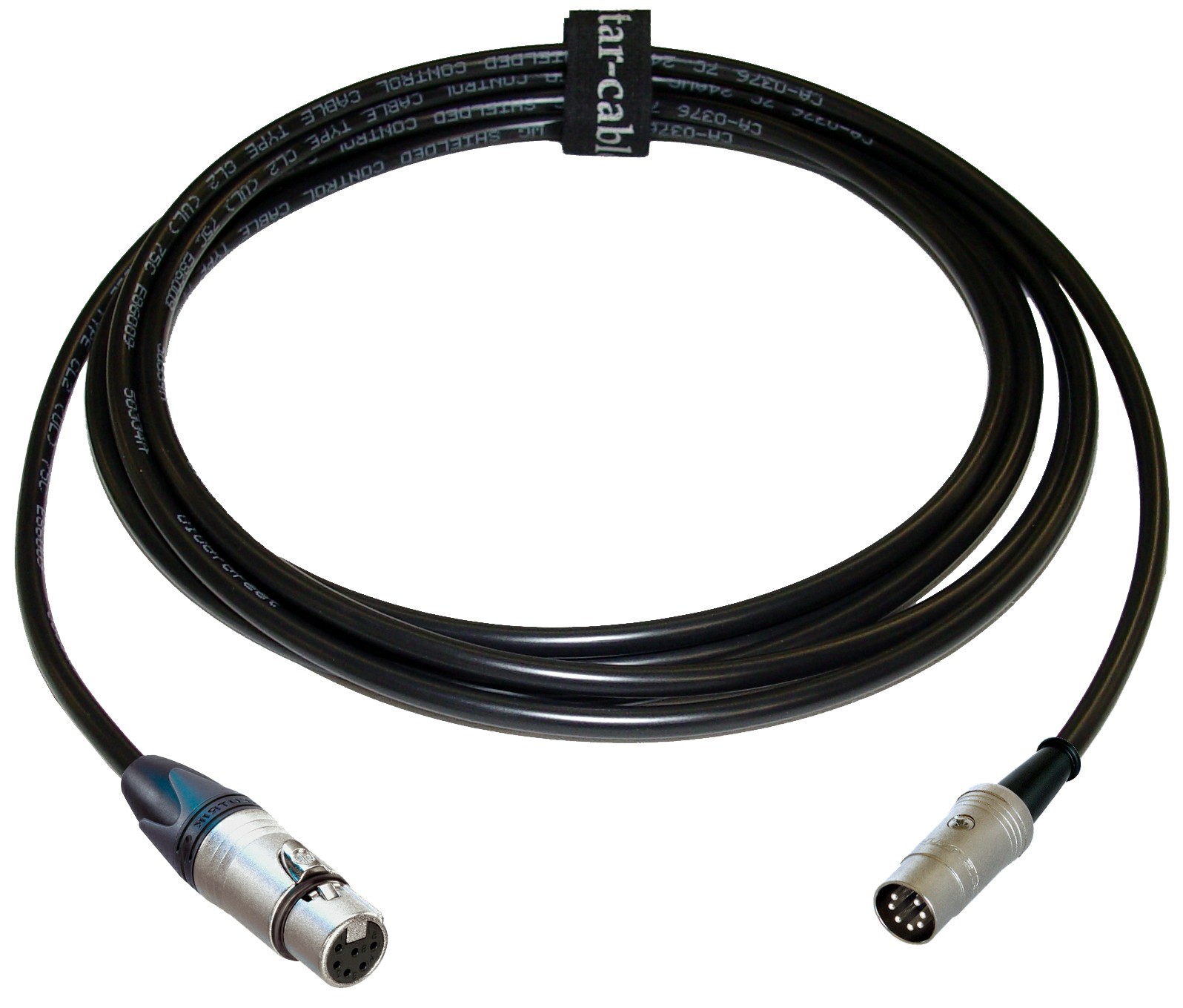 BTPA.com 6 Pin XLR Female to 7 pin DIN MIDI Cable for RJM Equipment