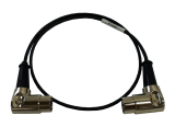 Right angle 5 pin DIN to right angle 5 pin DIN low profile MIDI patch cable