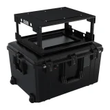 Circle Three Designs 4U Gen 2.0 Fly Rack w/ removeable top lid on - Pelican Air 1637 Case