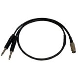 6 pin DIN to dual TRS cable for switching Randall RD100 and RG1503 with different footswitches