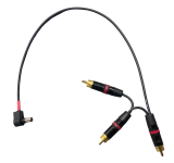 2.1 x 5.5mm DC power to RCA Current Tripler Cable, Center Positive