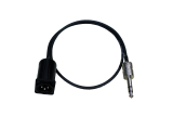 XLR Male panel connector to low profile SPS6-S TRS cable tail
