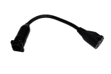 True 1 Input to Female Edison power whip