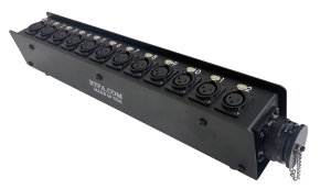 12CH slimline snake box with multipin disconnect