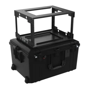 Circle 3 Designs 6U Aluminum Fly Rack w/ Foamed Pelican Air Case