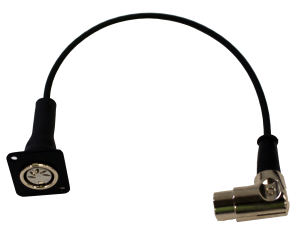 5 pin DIN panel connector to right angle 5 pin DIN cable tail