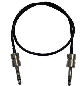 Straight to straight TRS patch cable using low profile SPS6-S connectors and CA-1007 cable