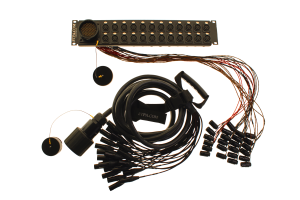24CH input split panel with multipin output cable