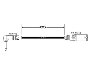 Locking 1/4" Inline to Right Angle 1/4" TS