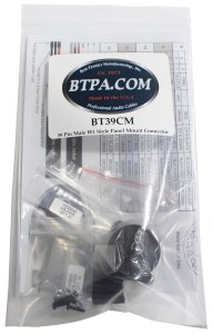 BT39CM Panel Mount Male 39 Pin W1 Style Connector