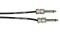 BTPA.com Square Plug Straight TRS to Dual Straight TS Insert Cable